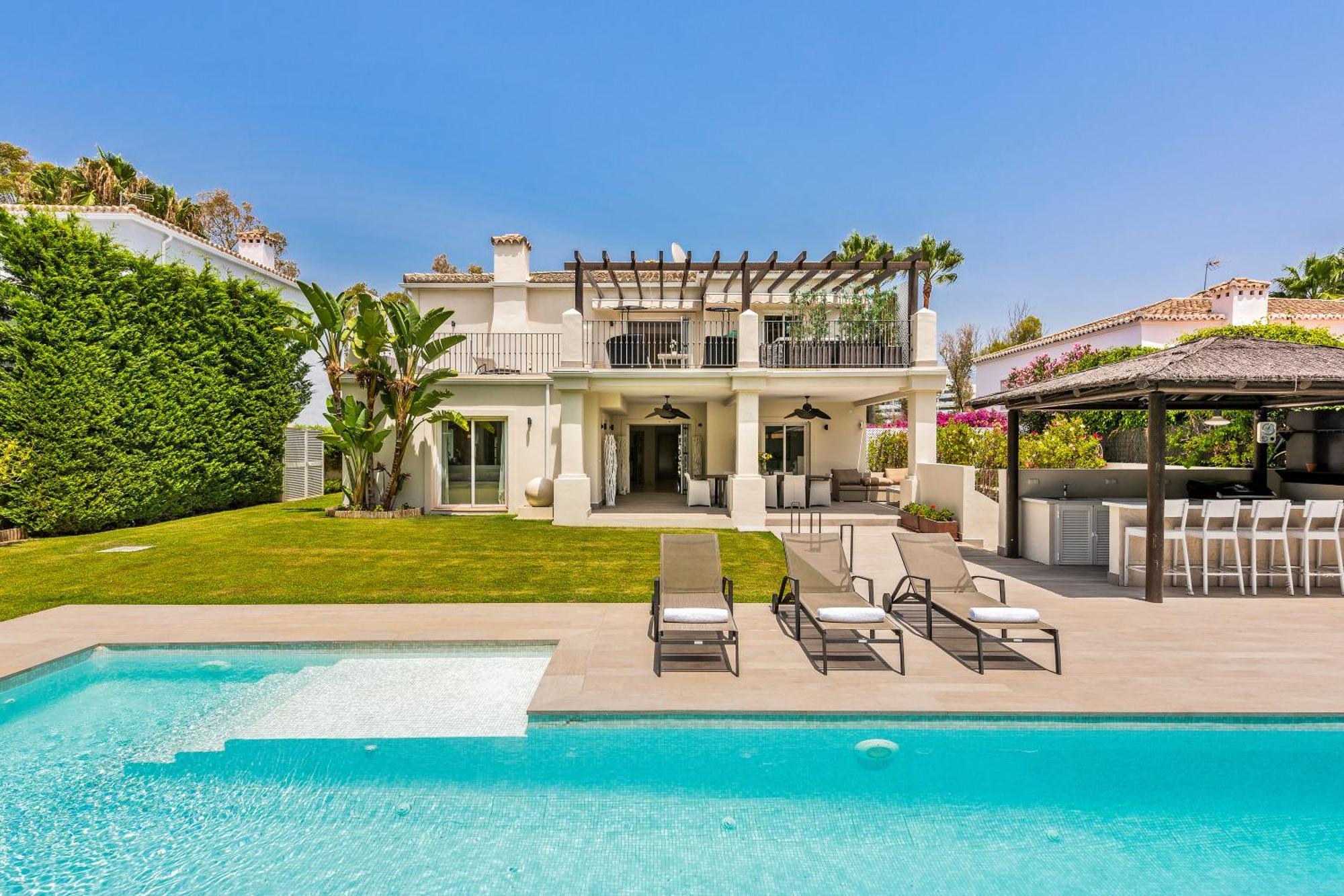 Villa New Zacaluca Pool Sauna & Gym - Happy Rentals Marbella Ngoại thất bức ảnh