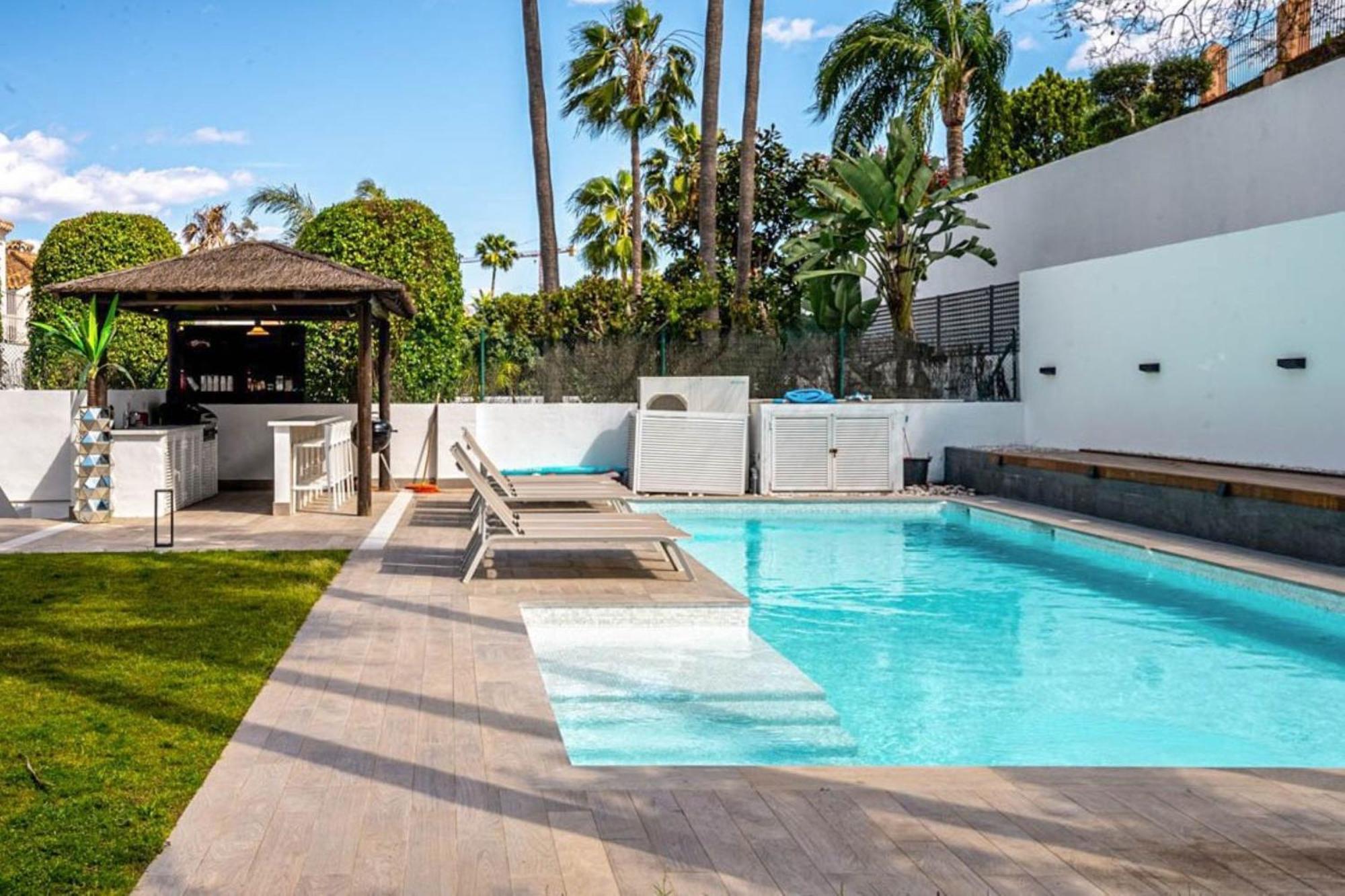 Villa New Zacaluca Pool Sauna & Gym - Happy Rentals Marbella Ngoại thất bức ảnh