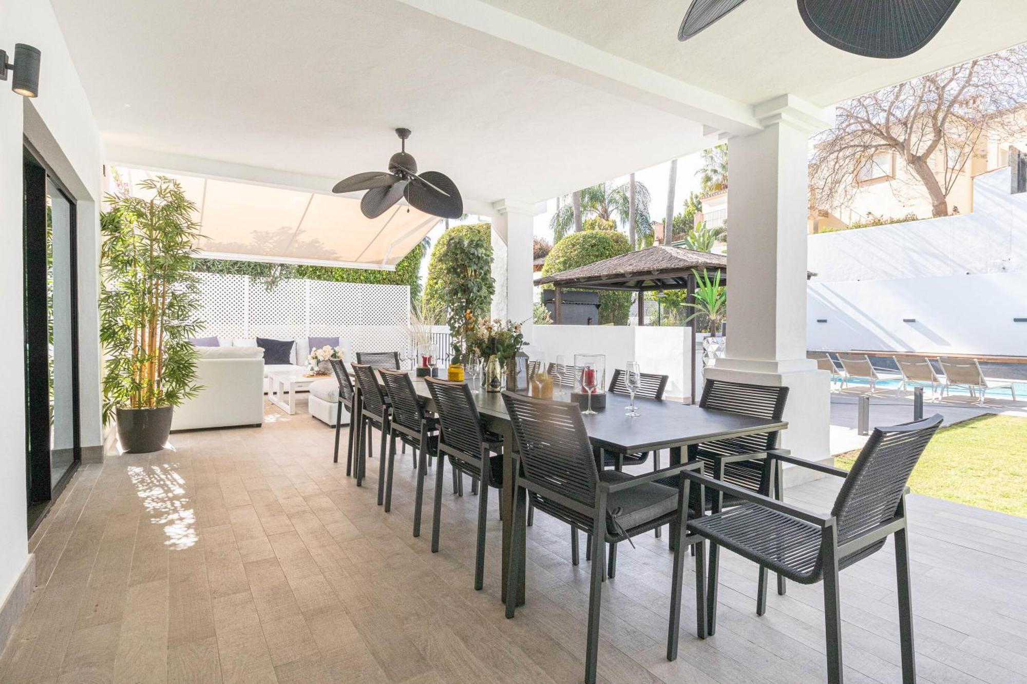 Villa New Zacaluca Pool Sauna & Gym - Happy Rentals Marbella Ngoại thất bức ảnh