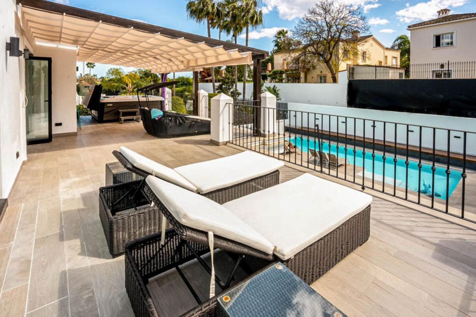 Villa New Zacaluca Pool Sauna & Gym - Happy Rentals Marbella Ngoại thất bức ảnh