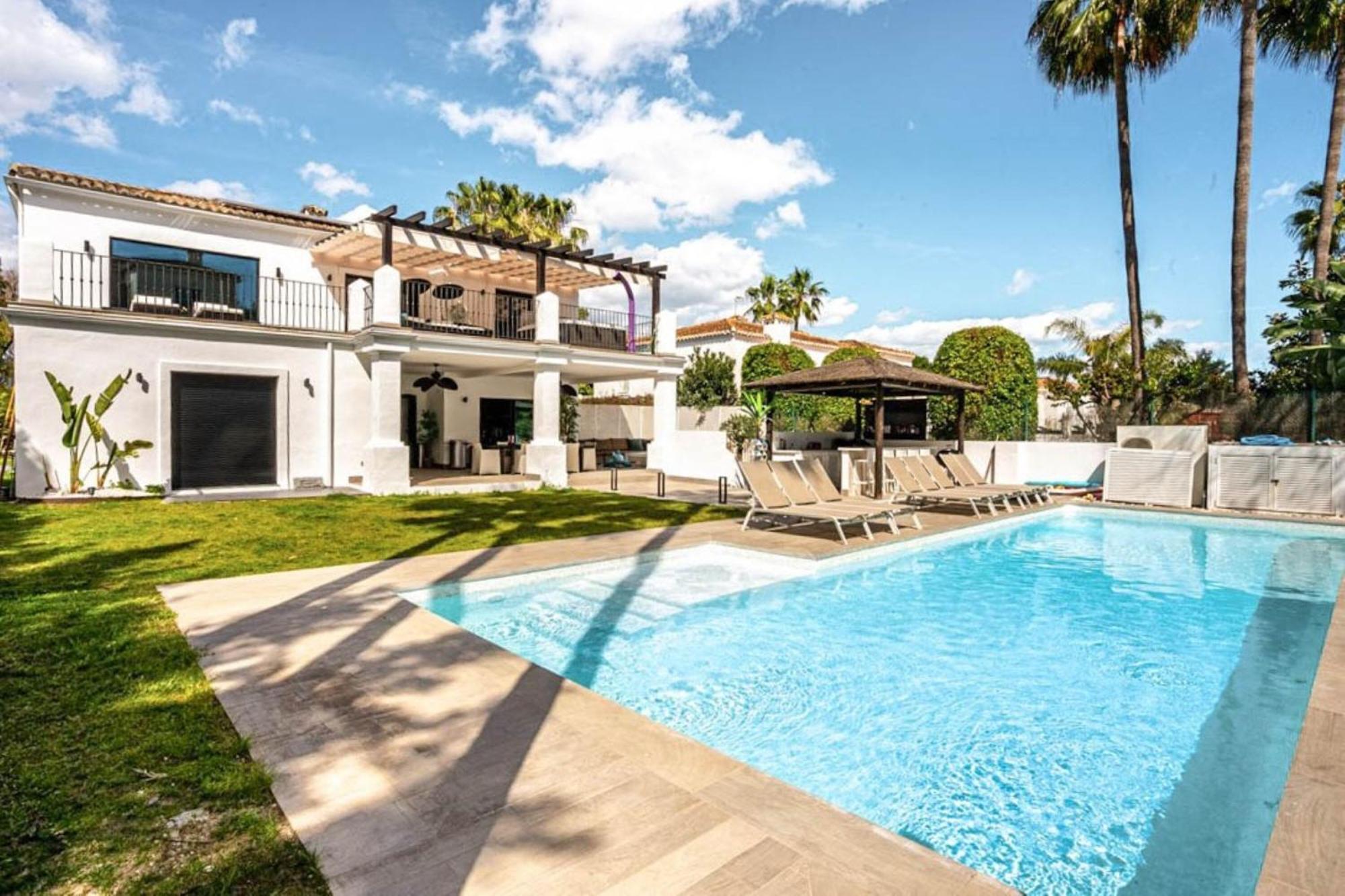 Villa New Zacaluca Pool Sauna & Gym - Happy Rentals Marbella Ngoại thất bức ảnh